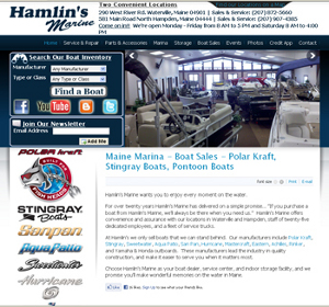 Hamlins Marina - Maine Boat Sales